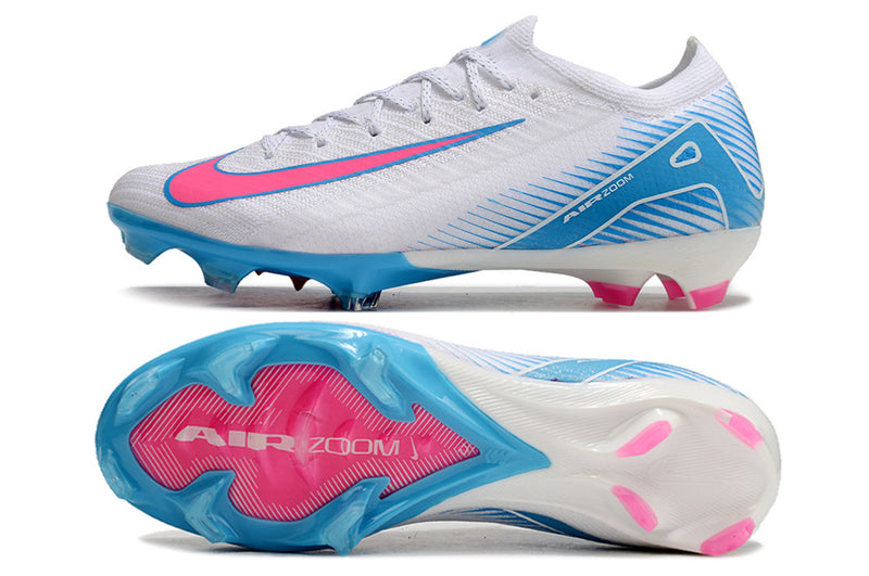 Chuteira de Campo Nike Air Zoom Mercurial VAPOR 16 FG Elite Azul/Branco/Rosa | Football Boots