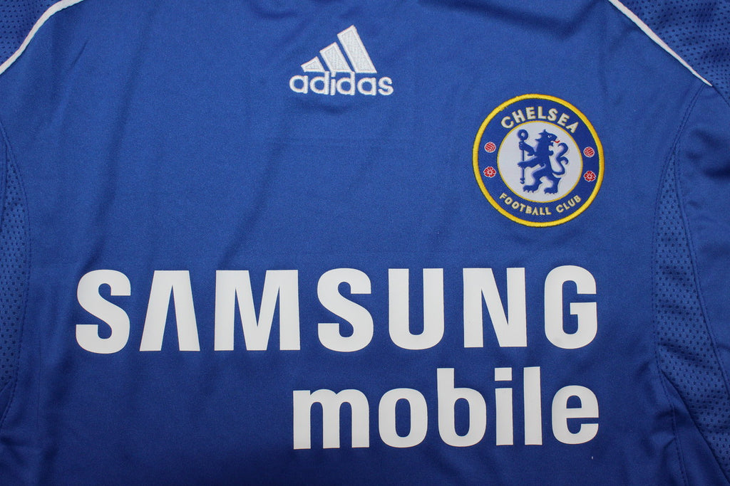 Camisa Chelsea F.C. Home 06/07 (Versão Manga Longa Torcedor Retro)