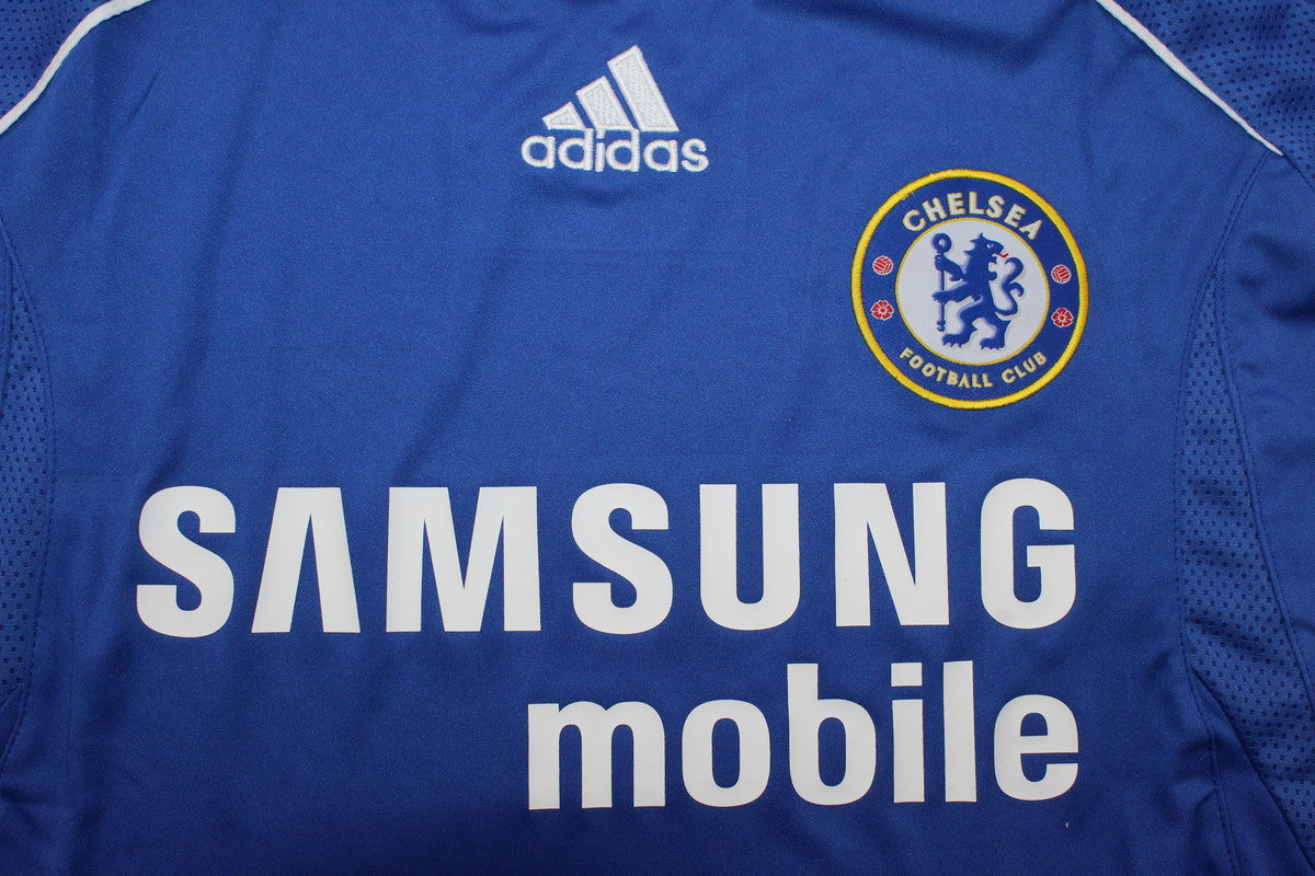 Camisa Chelsea F.C. Home 06/07 (Versão Manga Longa Torcedor Retro)