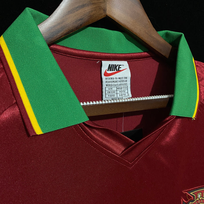 1998 Portuguese National Team Home Shirt (Retro Fan Version) 