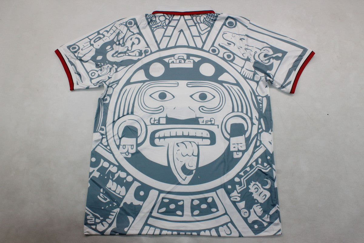 Camisa Seleção do México " 1998 Halloween / Branca" (Versão Retro Torcedor) | EDIÇÃO ESPECIAL