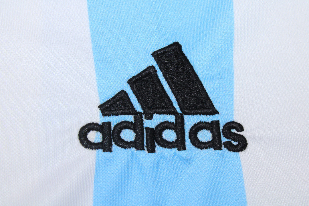Camisa Seleção Argentina Home 2014 (Versão Manga Longa Retrô)
