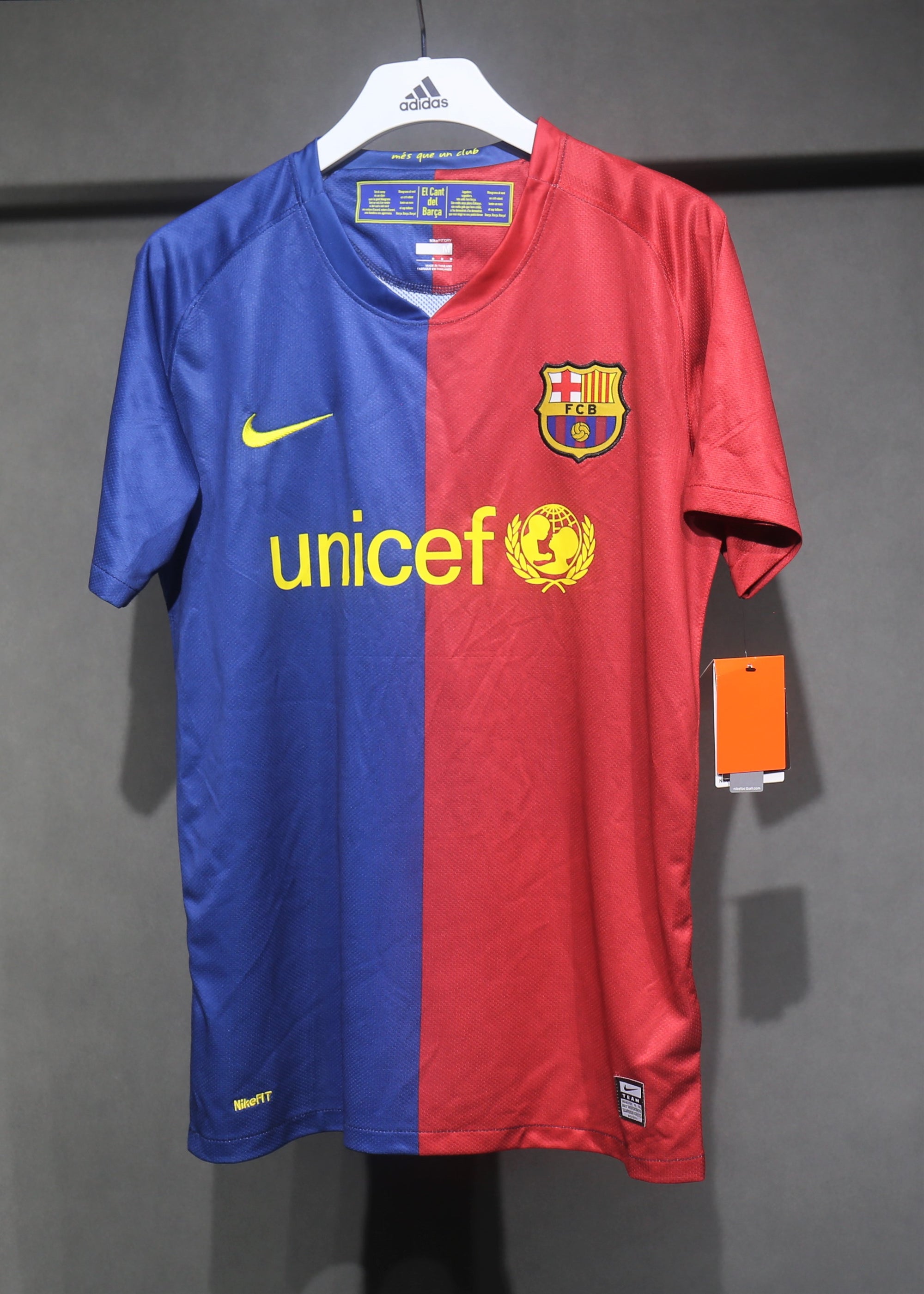 Camisa Barcelona Home 08/09 (Versão Jogador Retrô)
