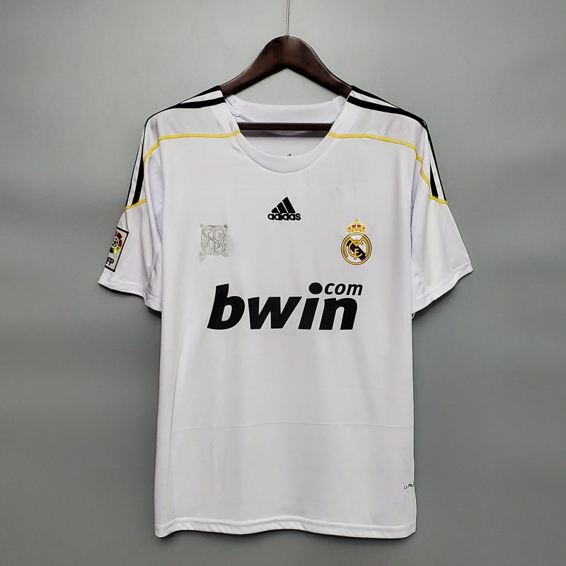 CAMISOLA REAL MADRID I 09/10 homem (RETRO)