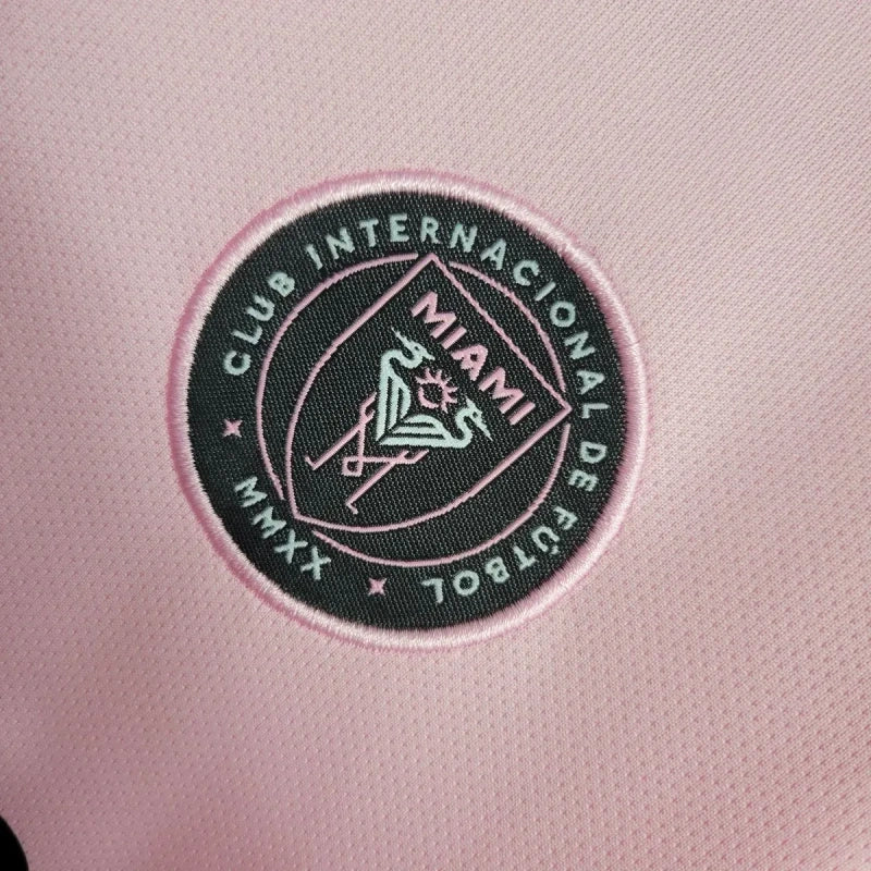 Kit Inter Miami Home Conjunto Infantil 2023 (Versão Torcedor)