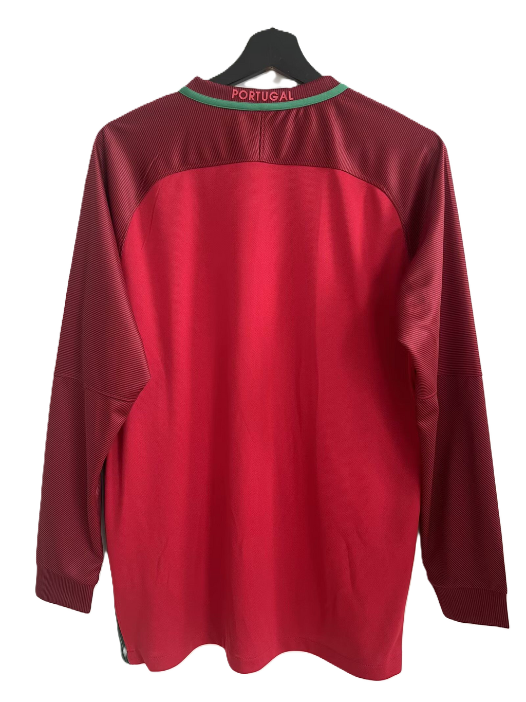 Camisa Seleção Portuguesa Home 2016 (Versão Manga Longa Torcedor Retrô)