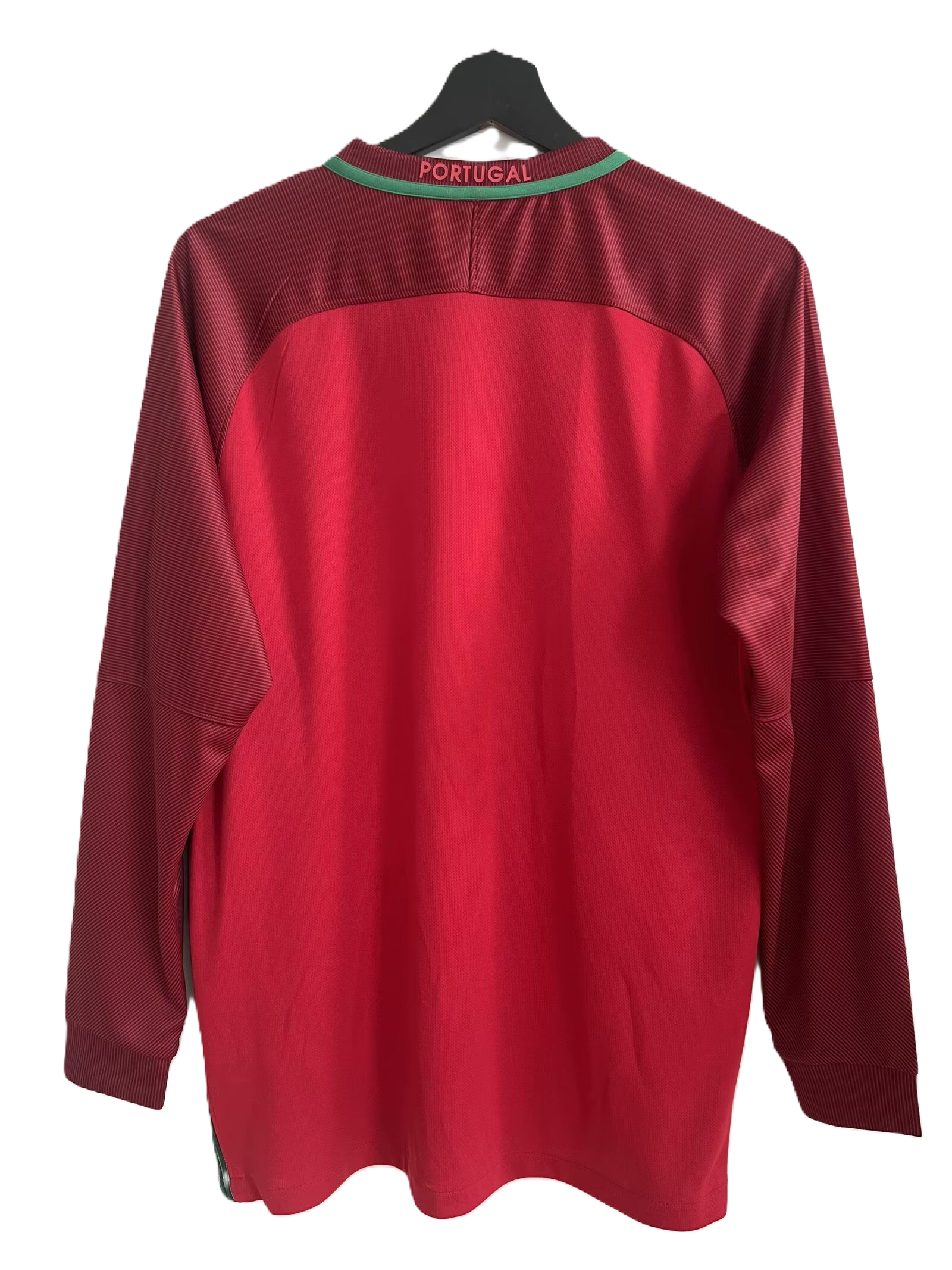 Camisa Seleção Portuguesa Home 2016 (Versão Manga Longa Torcedor Retrô)