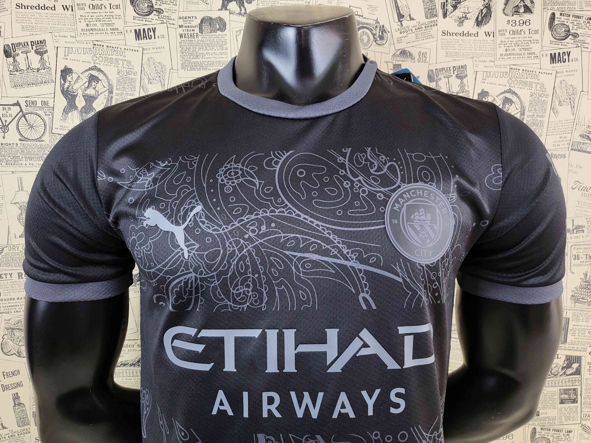 Camisa Manchester City "Dark Edition" 23/24 (Versão Torcedor) | EDIÇÃO ESPECIAL