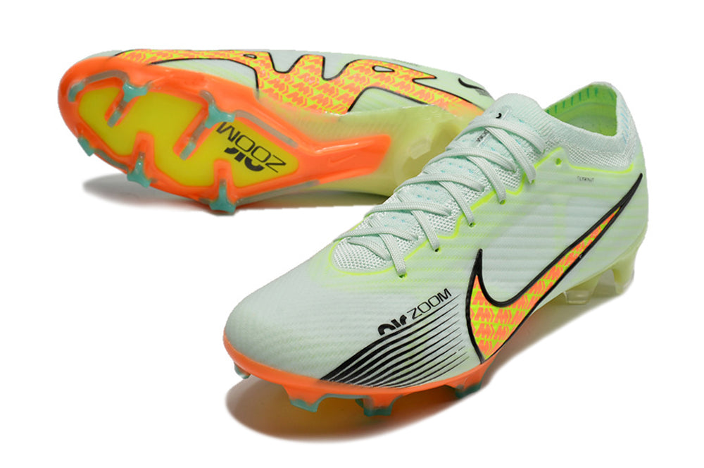 Chuteira de Campo Nike AIR Zoom Mercurial Vapor 15 Elite Green/Orange | Football Boots