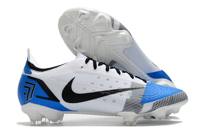 Chuteira de Campo Nike AIR Zoom Mercurial Vapor 14 Elite White/Blue| Football Boots
