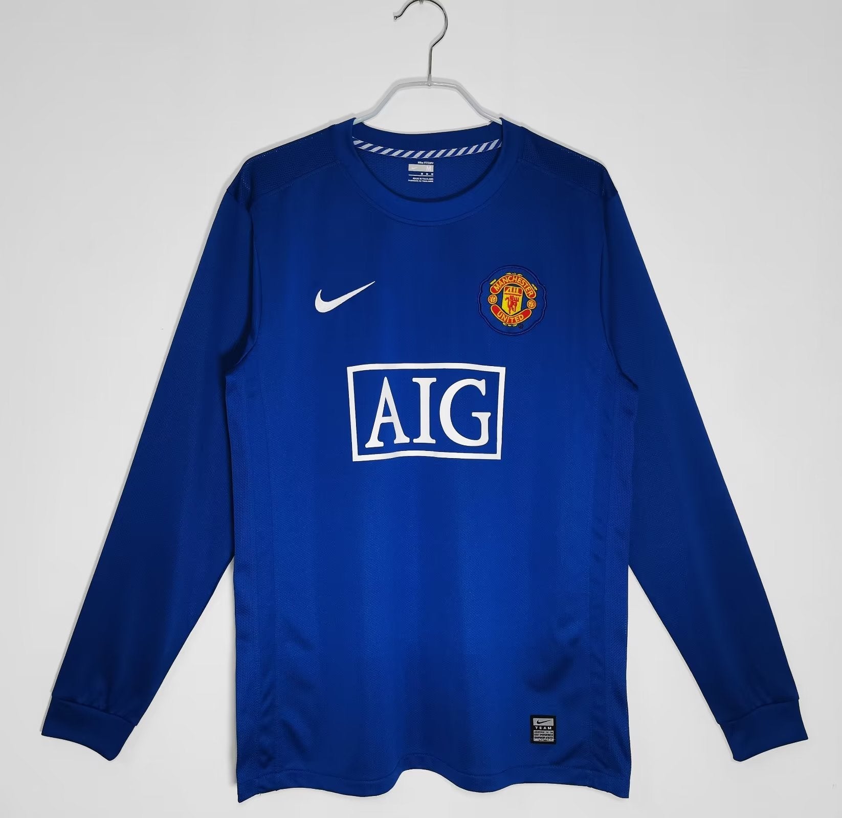 Camisa Manchester United Away 08/09 (Versão Manga Longa Retrô)