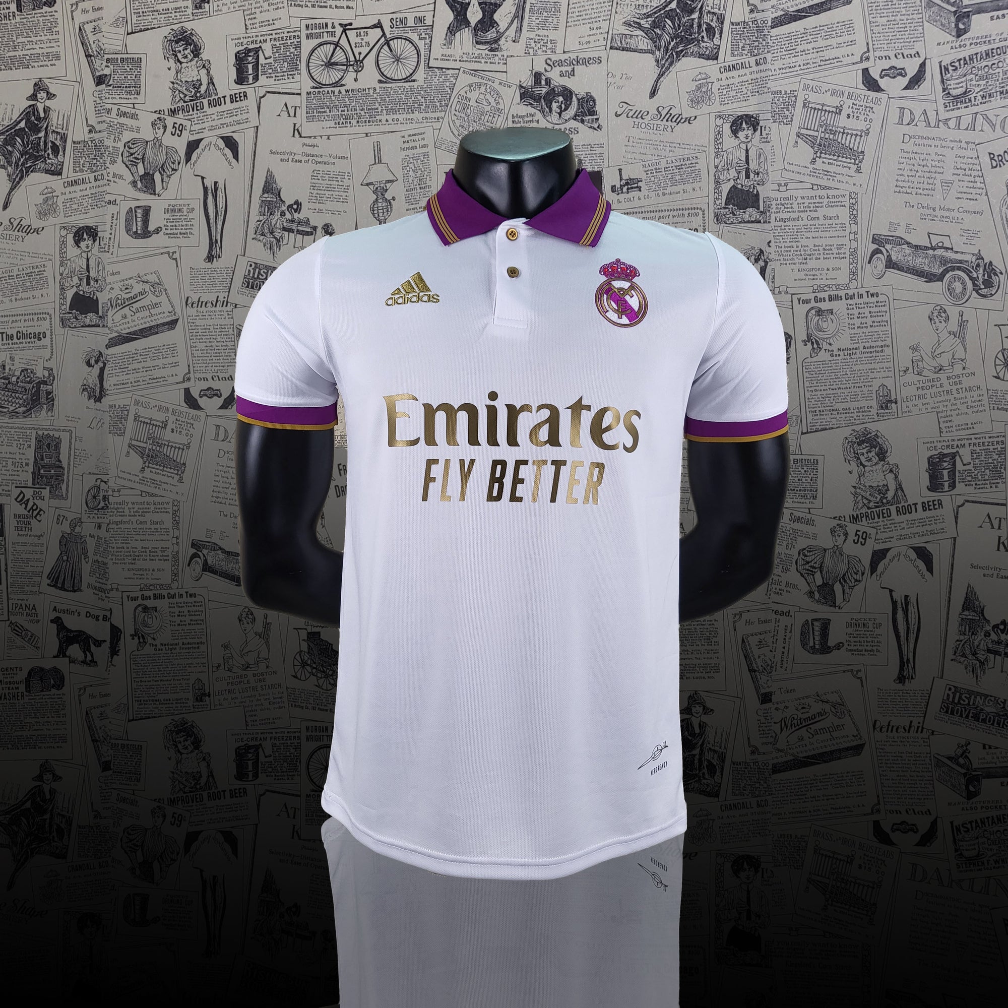 Camisa Real Madrid "Purple-Gold" 22/23 (Versão Torcedor) | EDIÇÃO ESPECIAL