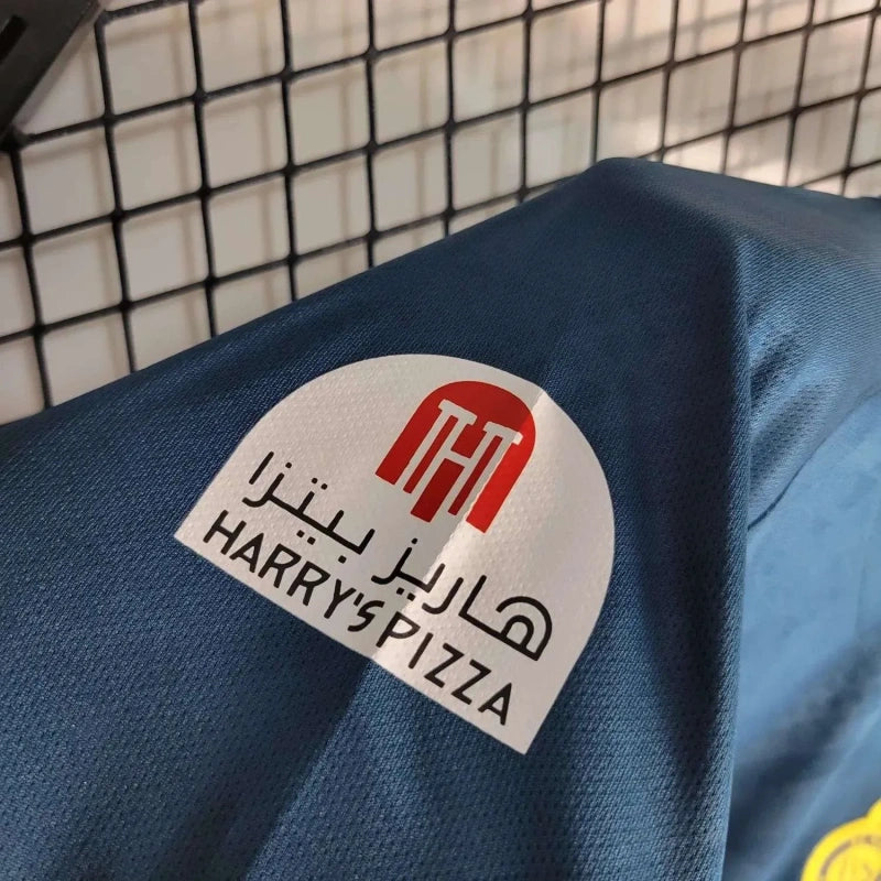 Kit Al-Nassr FC 22/23 Away Conjunto Infantil (Versão Torcedor Retrô)