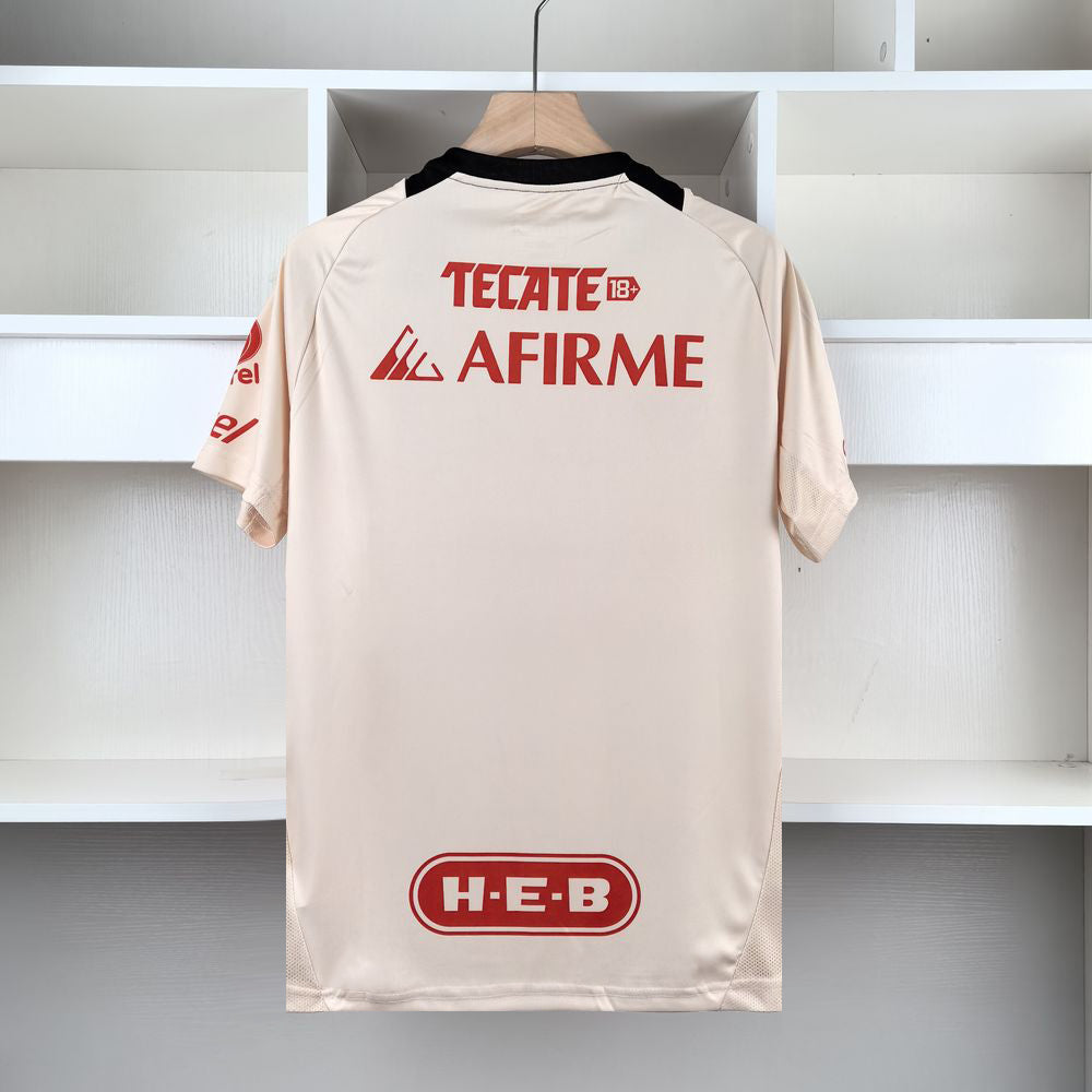 Camisa Tigres UANL "Red Flower Style" 24/25 (Versão Torcedor) | EDIÇÃO ESPECIAL