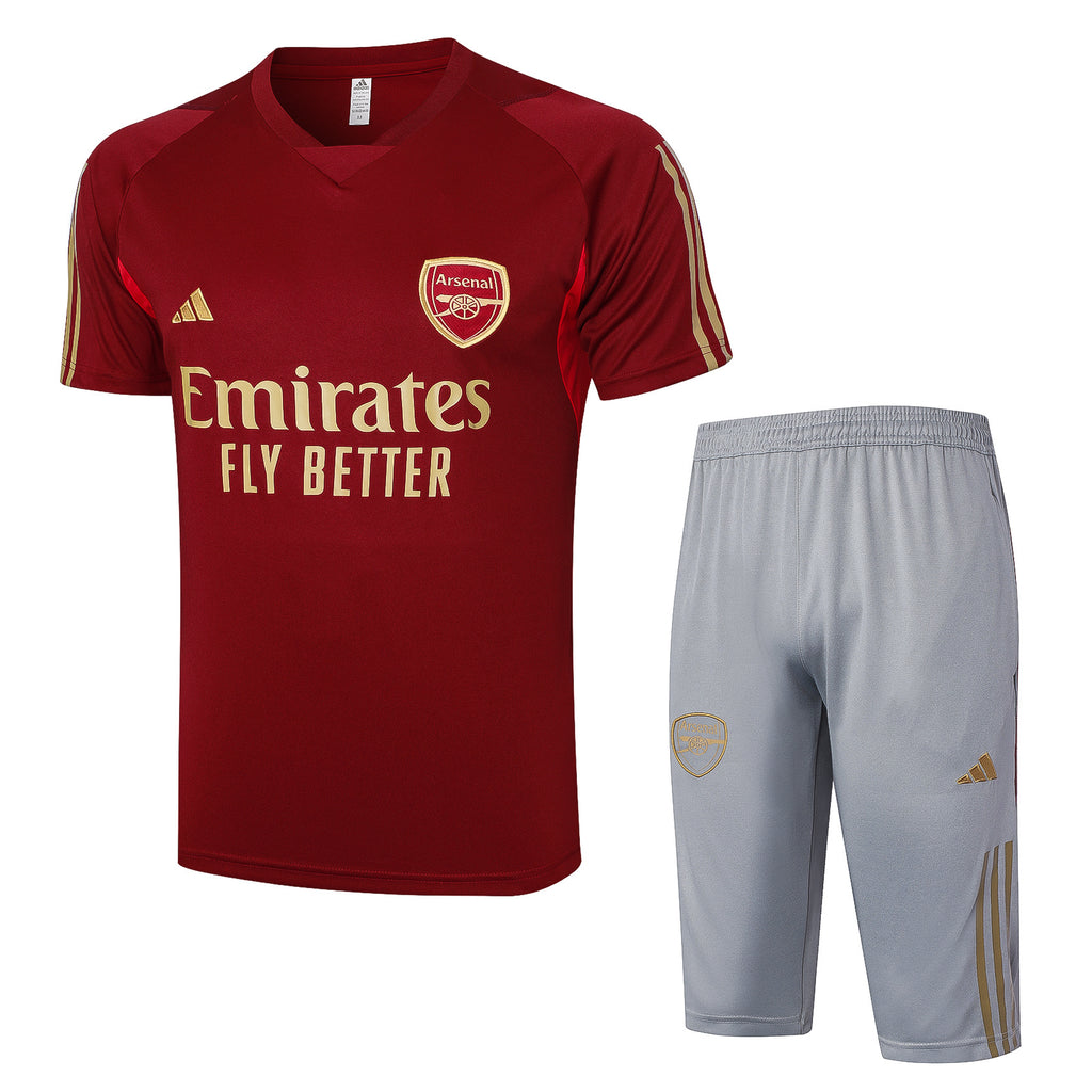 Kit Pre-Treino Arsenal F.C. Conjunto Adulto/Infantil (Versão Torcedor)