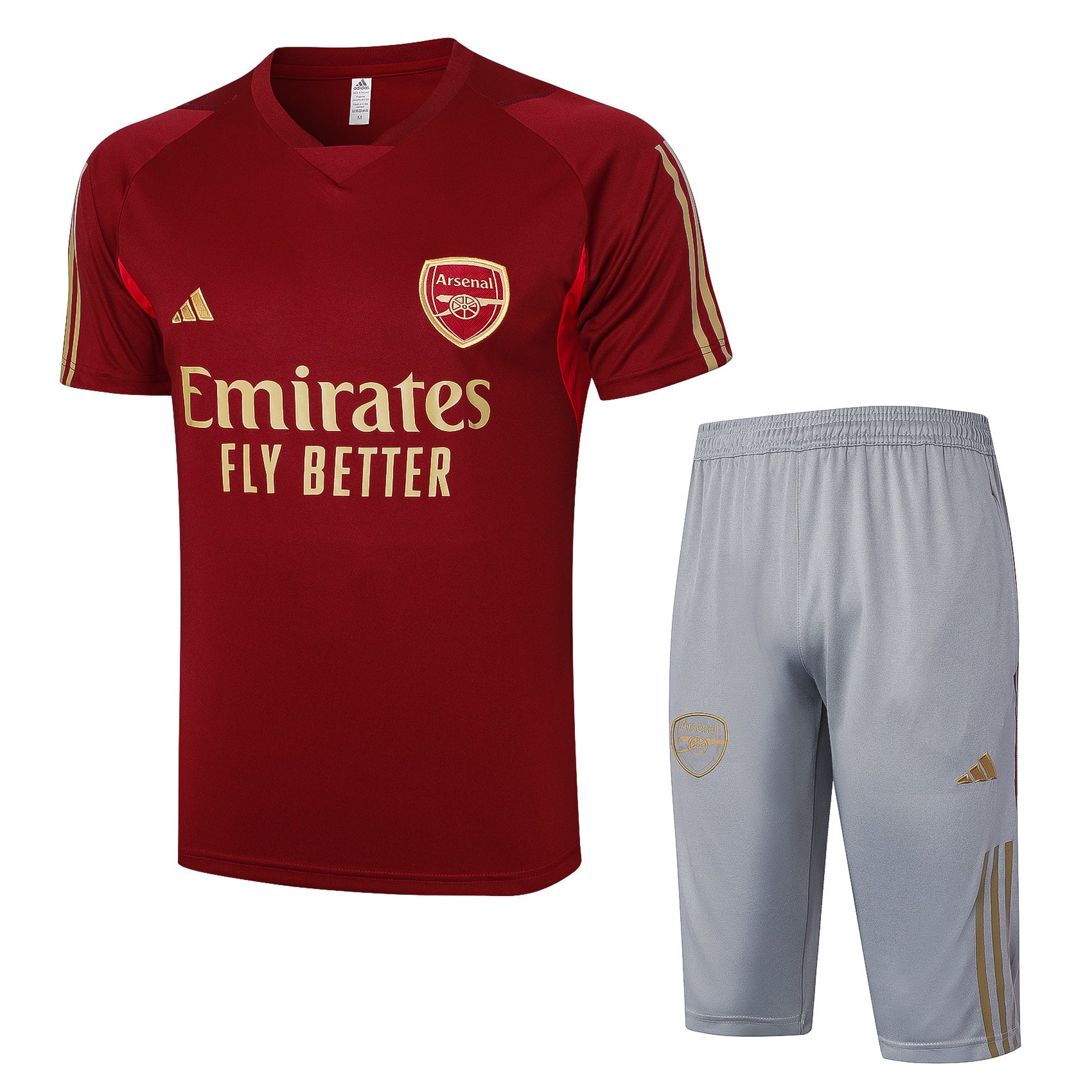 Kit Pre-Treino Arsenal F.C. Conjunto Adulto/Infantil (Versão Torcedor)