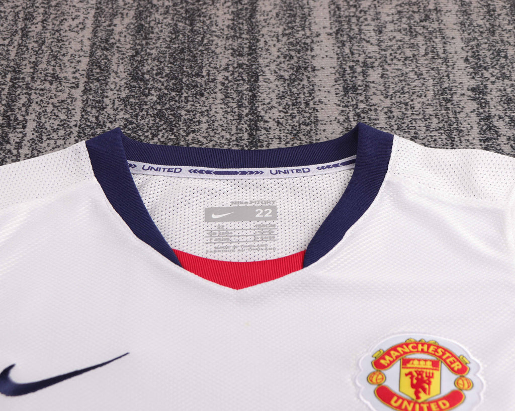 Camisa Manchester United Away 08/09 Conjunto Infantil (Versão Retrô)