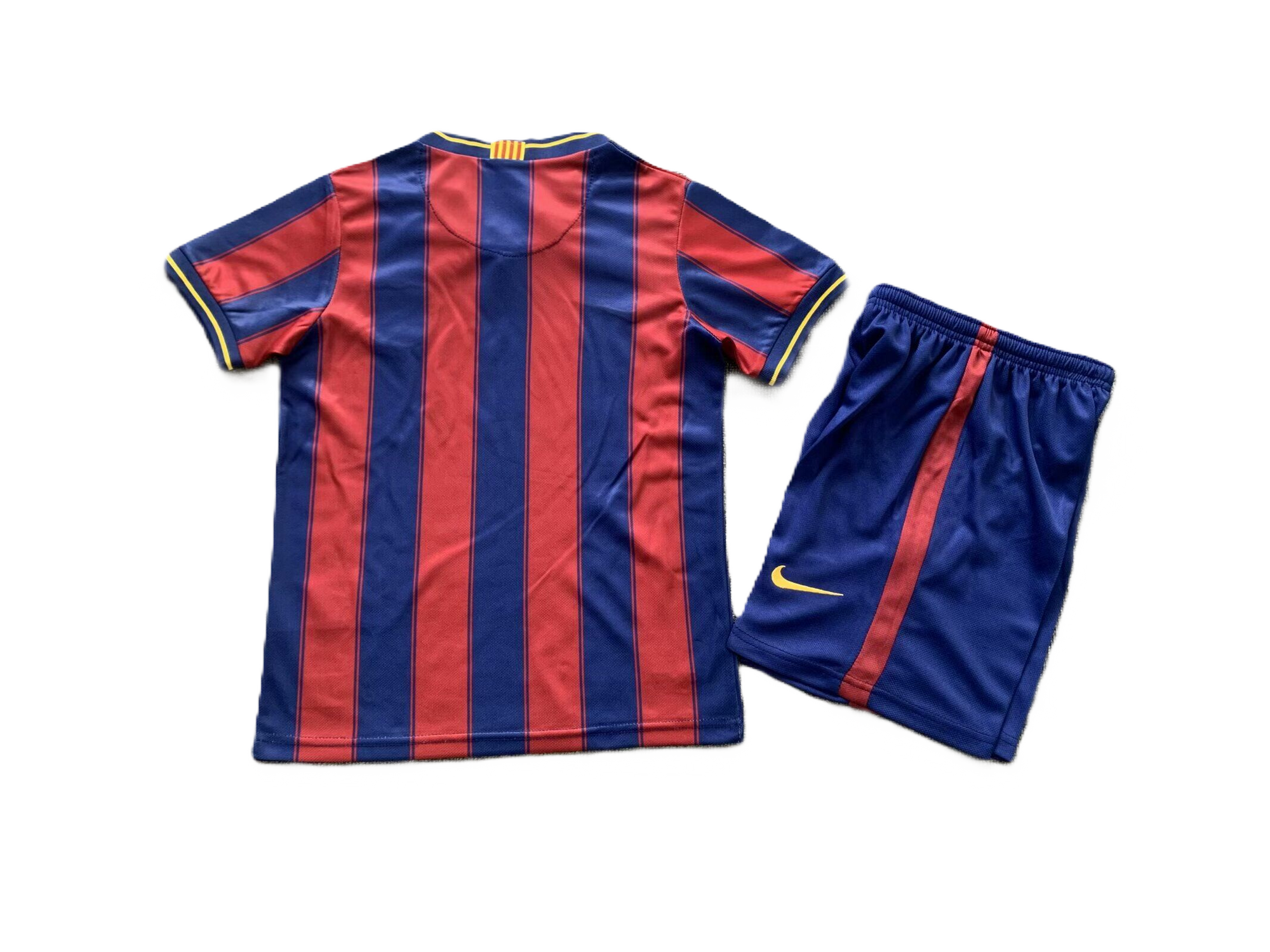 Kit Barcelona Home Conjunto Infantil 09/10 (Versão Retrô)