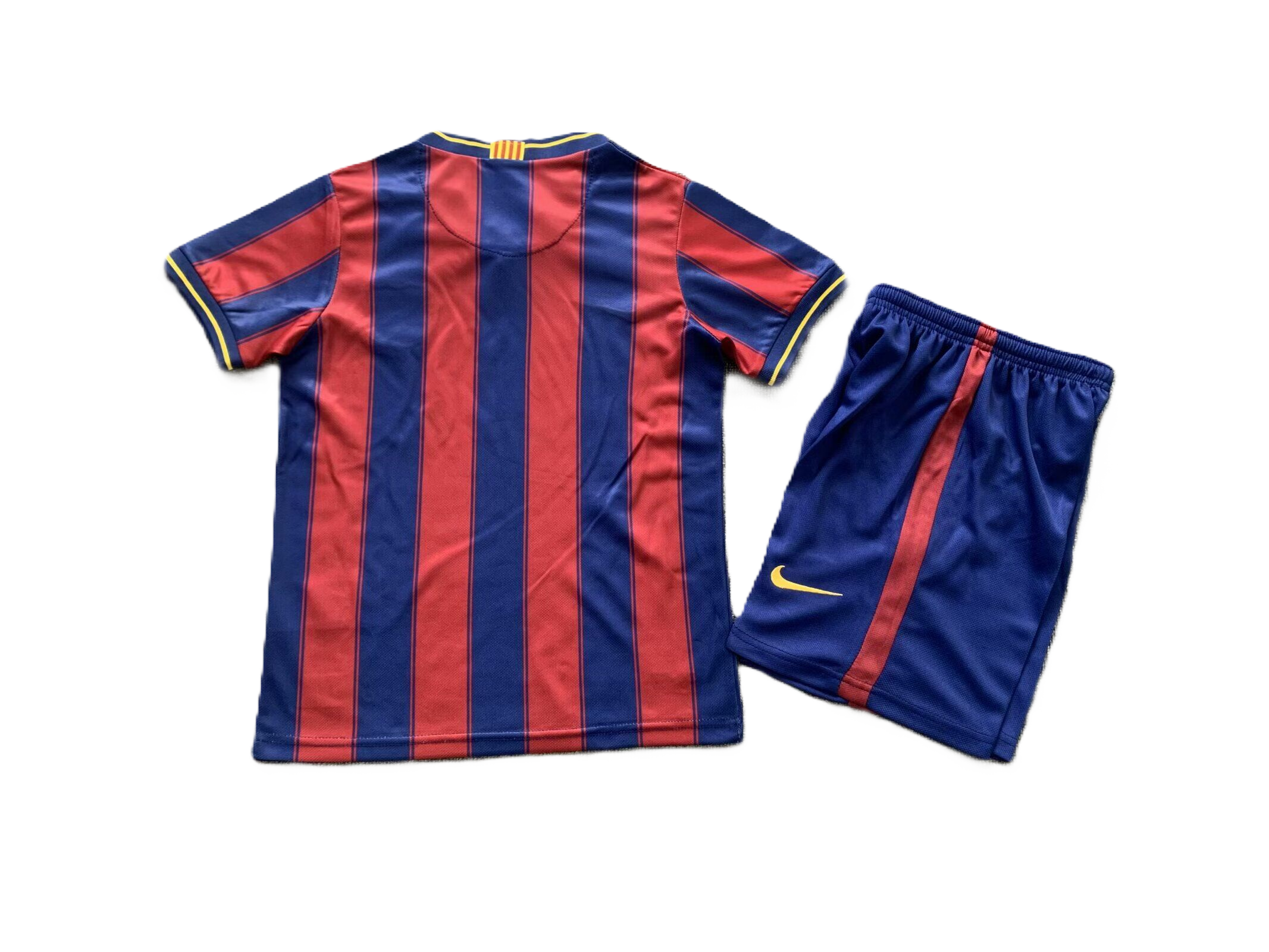 Kit Barcelona Home Conjunto Infantil 09/10 (Versão Retrô)