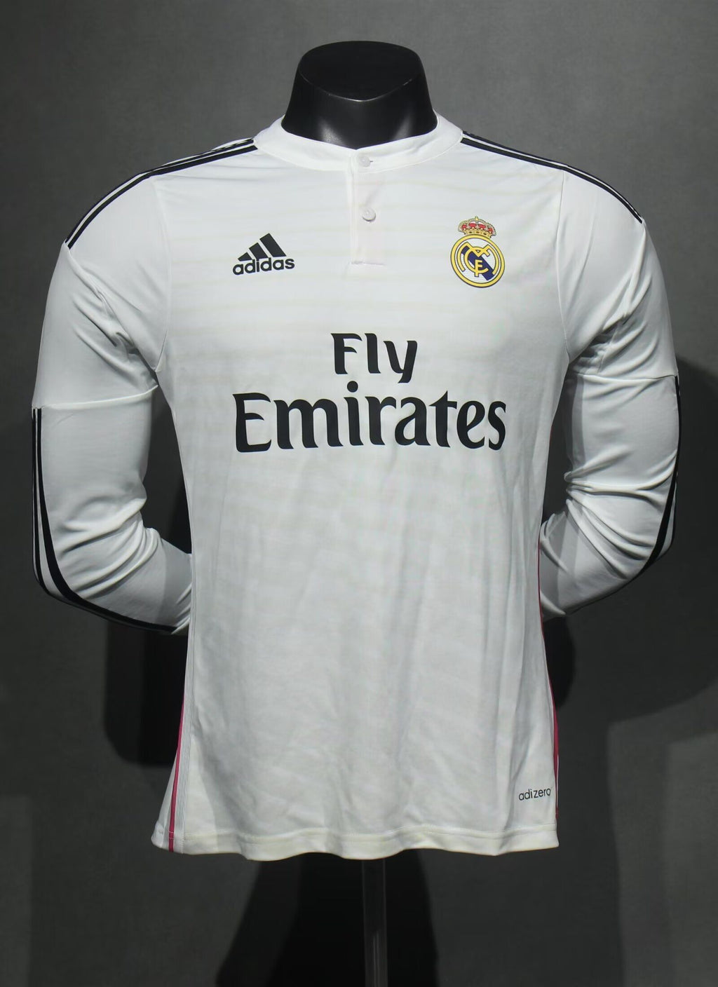 Camisa Real Madrid Home 14/15 (Versão Manga Longa Jogador Retrô)