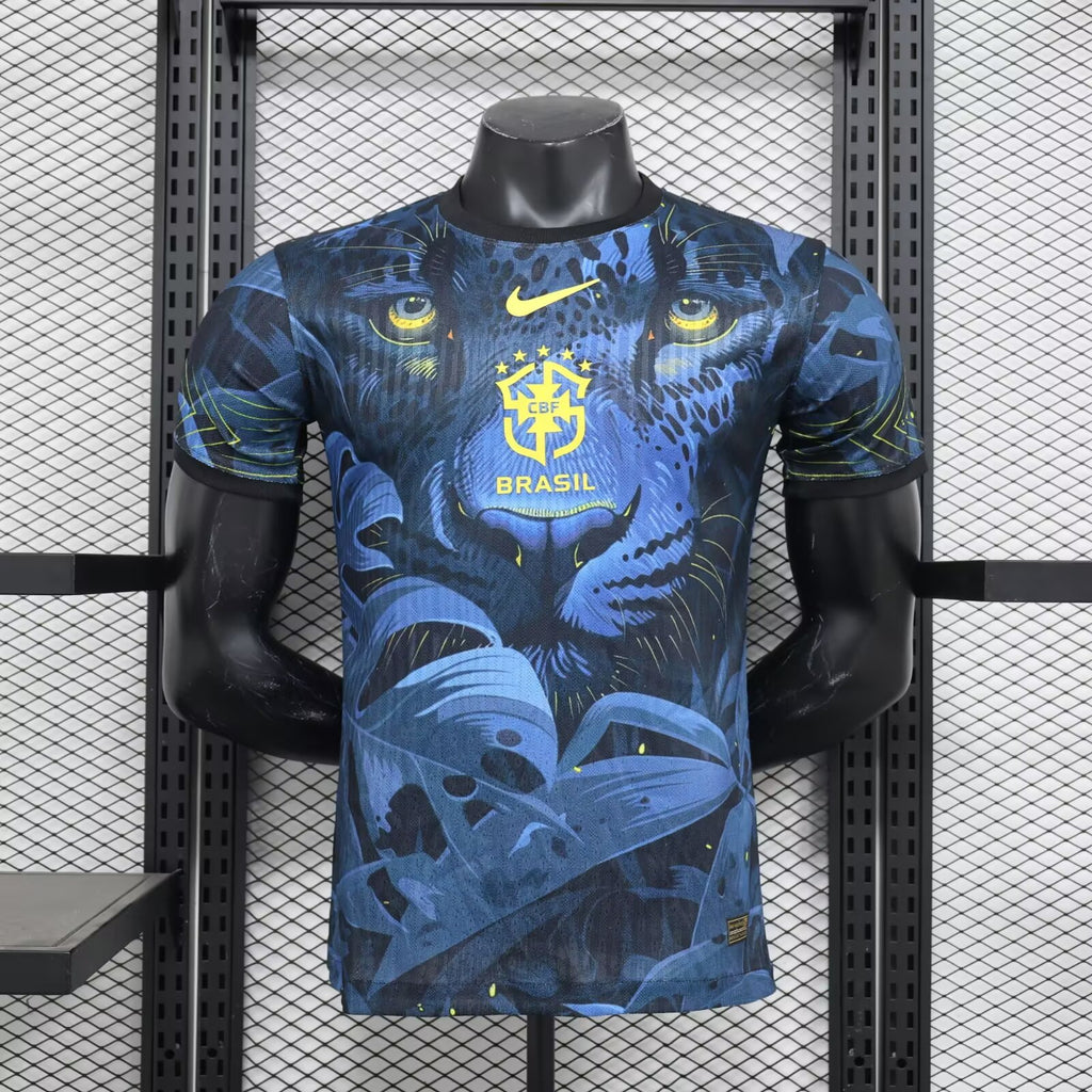 Camisa Seleção do Brasil "Navy Blue Lion" (Versão Jogador) | EDIÇÃO ESPECIAL