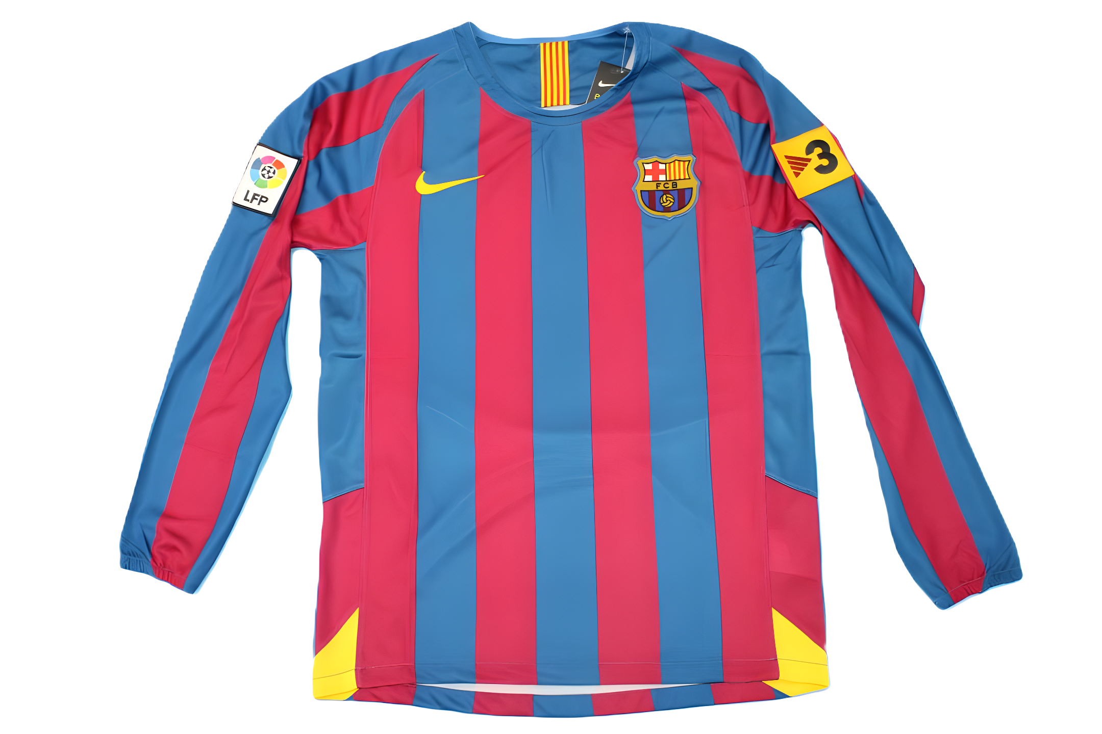 Barcelona Home 14/15 Retro Shirt - Blue and Red 