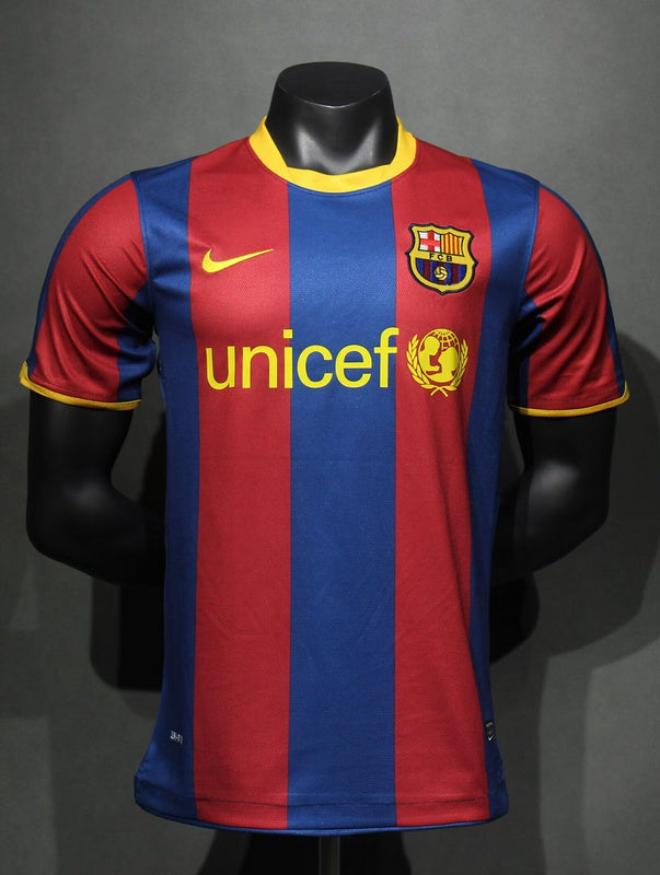 Camisa Barcelona Home 10/11 (Versão Jogador Retrô)