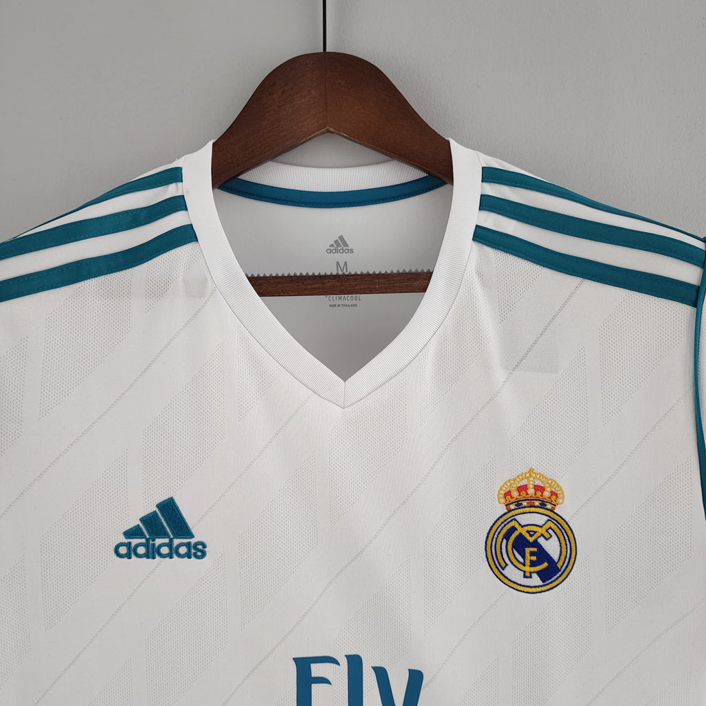 Camisa Real Madrid Home 17/18 (Versão Torcedor Retrô)