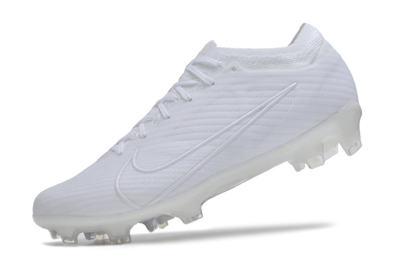 Chuteira de Campo Nike Air Zoom Mercurial Vapor 15 Elite FG All White| Football Boots