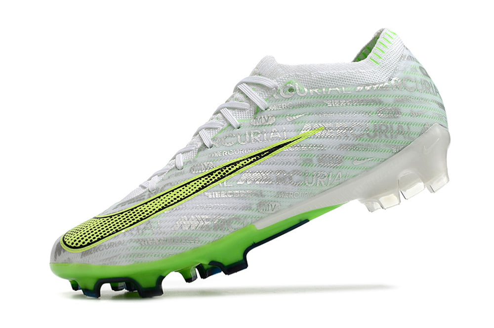 Chuteira de Campo Nike Air Zoom Mercurial Vapor 15 Elite FG Branco/Verde | Football Boots