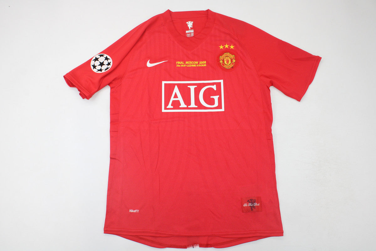 Camisa Manchester United Home 07/09 (Versão Retrô)