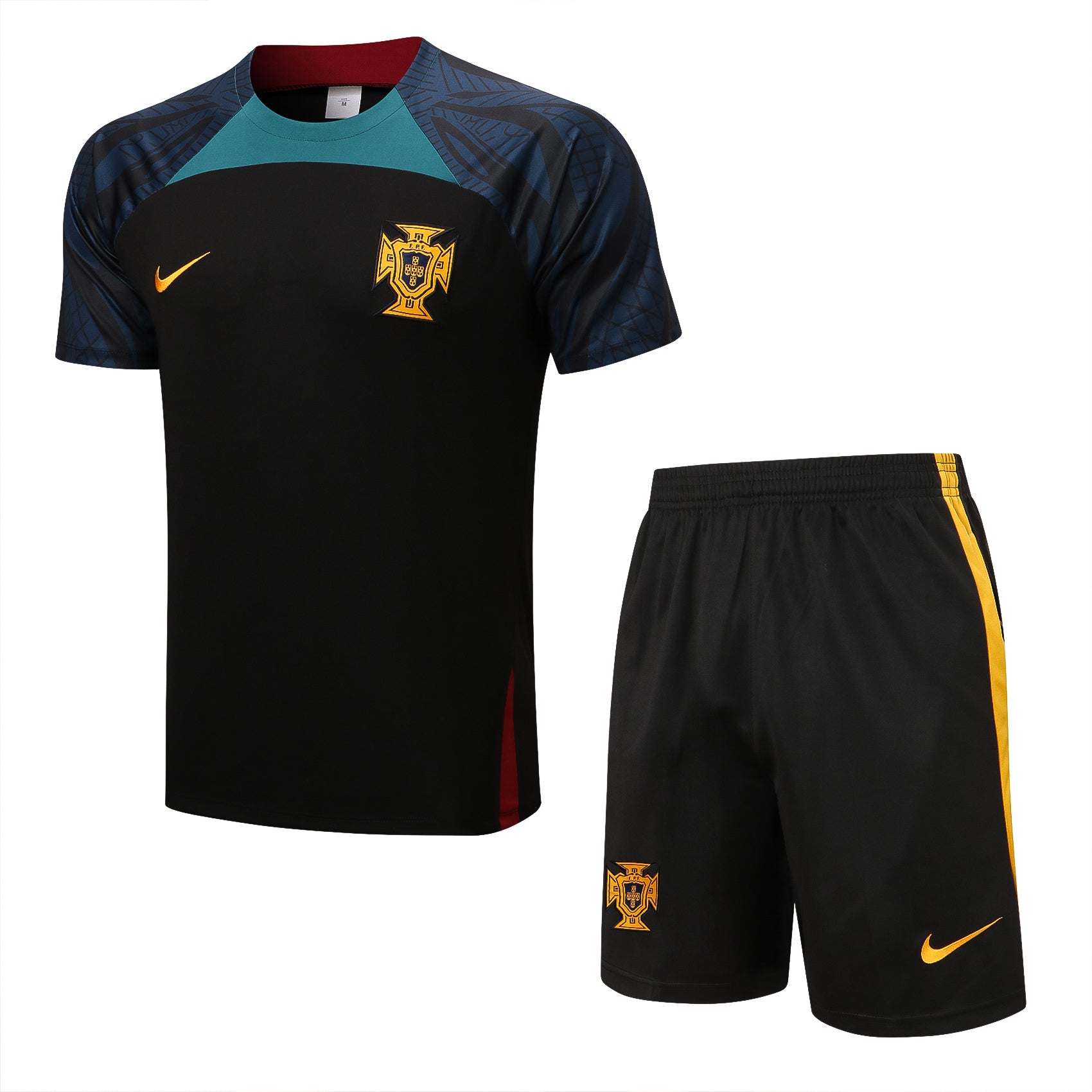 Kit Pre-Treino Seleção de Portugal Conjunto Adulto/Infantil (Versão Torcedor)