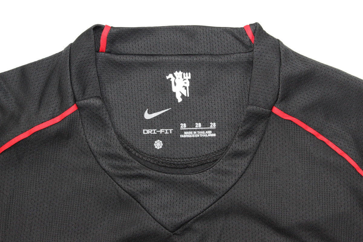 Camisa Manchester United Home 08/09 Conjunto Infantil (Versão Curta/Manga Longa Retrô)