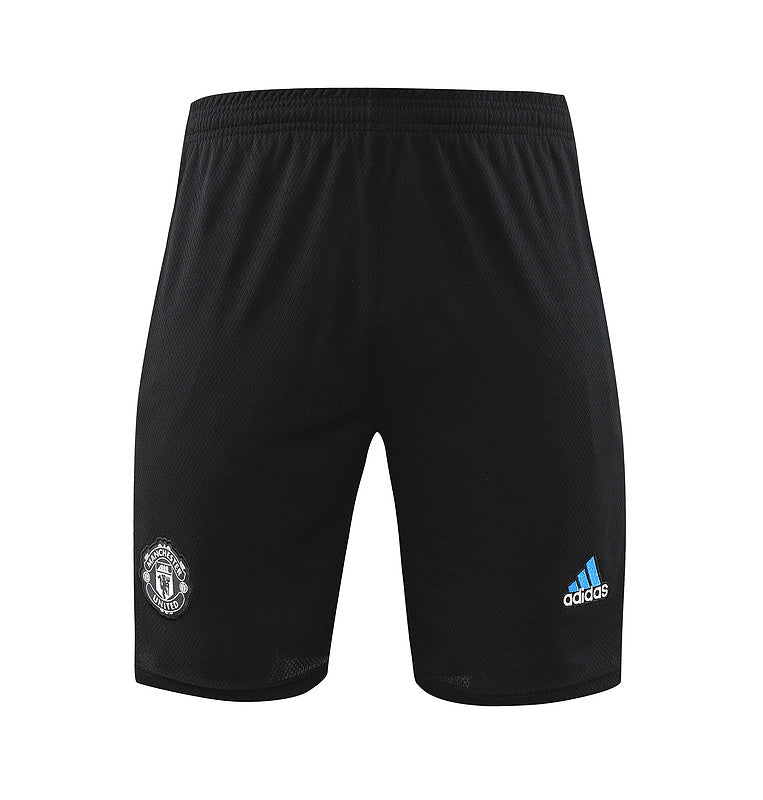 Short Treino - Manchester United 23/24 - Preto/Azul - Adidas