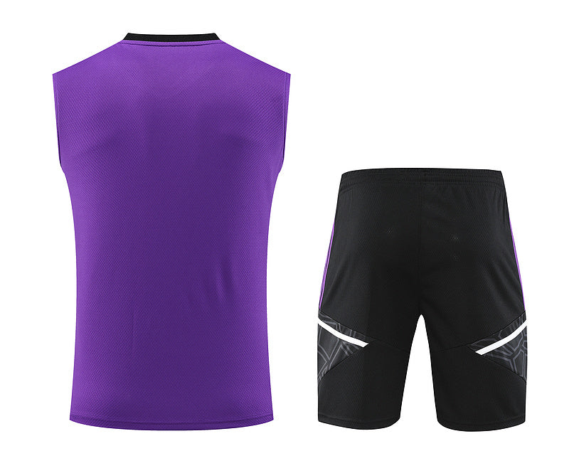 Kit Treino Real Madrid 23/24 - Roxo I