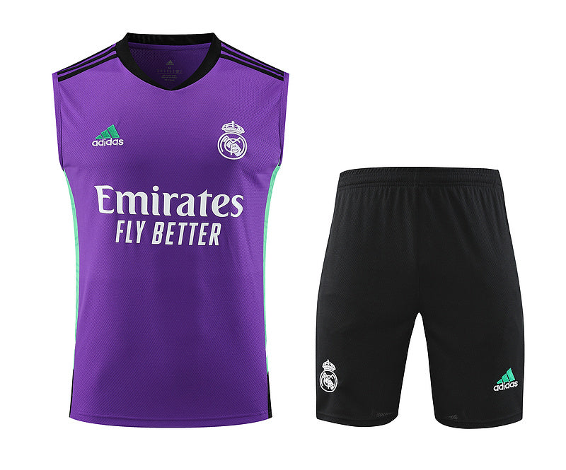 Kit Treino Real Madrid 23/24 - Roxo I