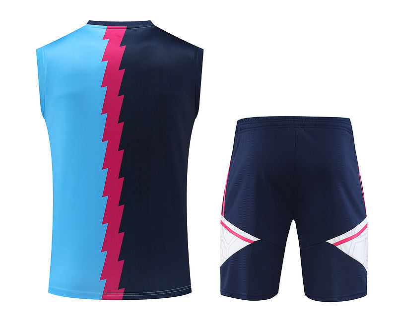 Kit Treino Arsenal I 23/24 - Azul Claro/Preto