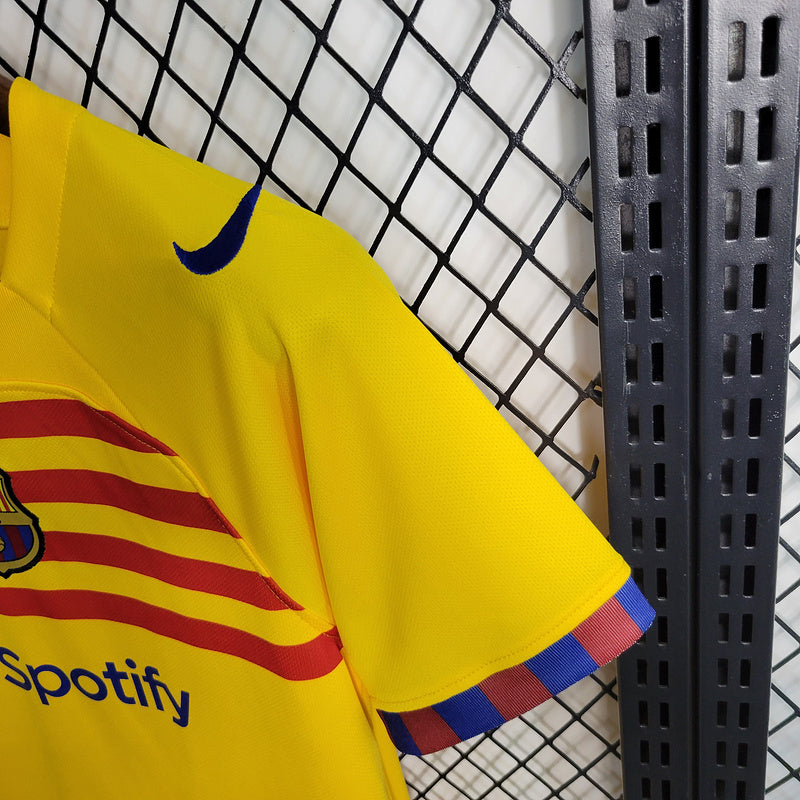 Kit Infantil Barcelona 23/24 - Amarelo