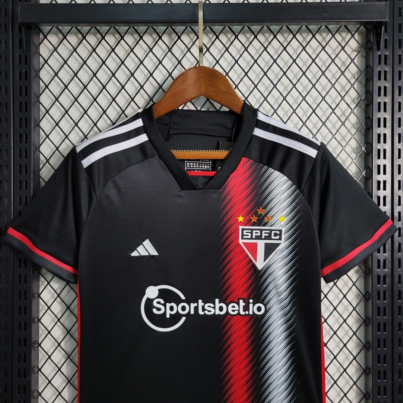 Kit Infantil São Paulo 23/24 Adidas - Preto