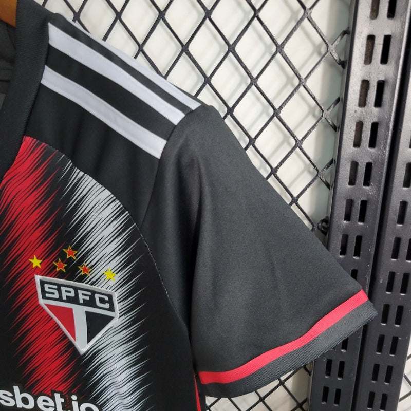 Kit Infantil São Paulo 23/24 Adidas - Preto