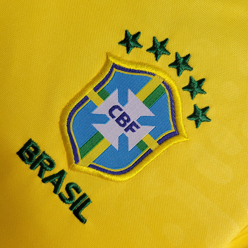 Conjunto Infantil Seleção Brasil ll 22/23 - Amarelo