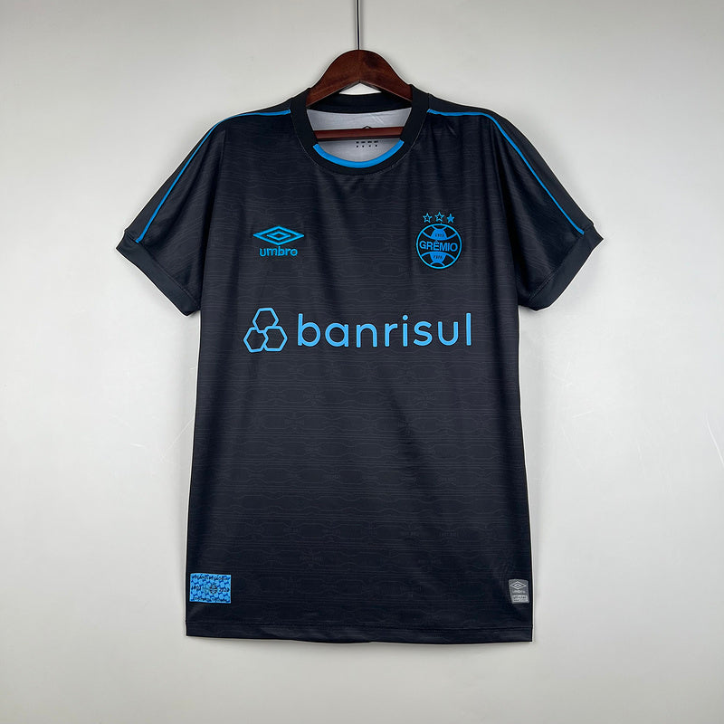 Camisa Grêmio III 23/24  Umbro - Preto