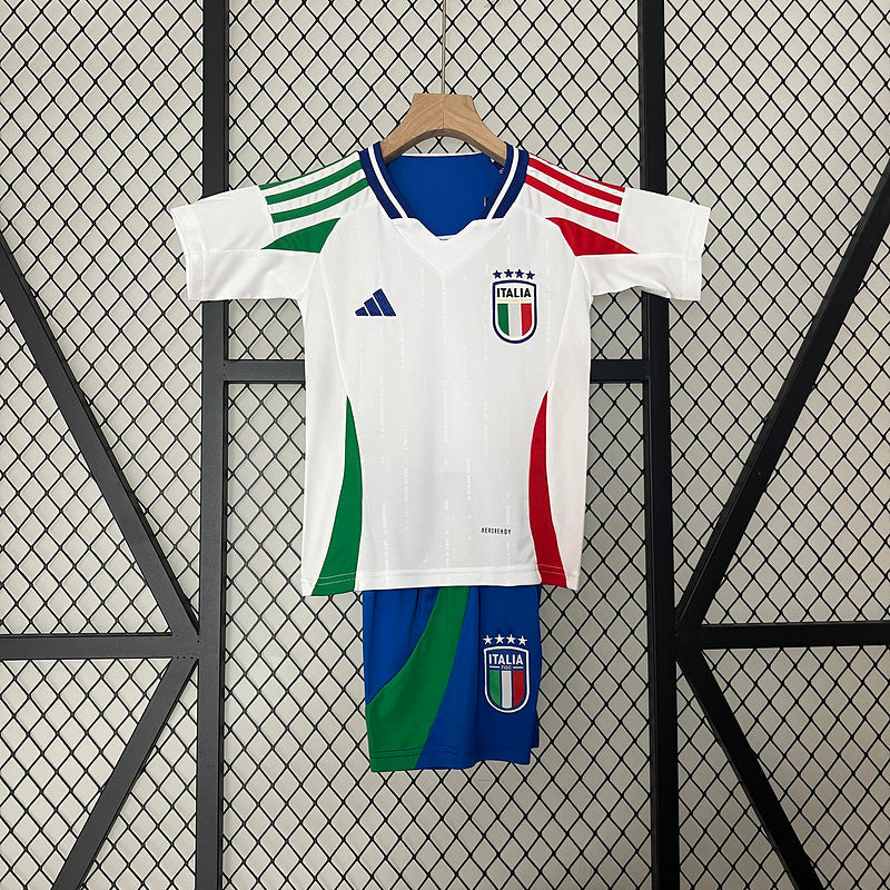 Kit Infantil Italia 24/25 Adidas - Branco