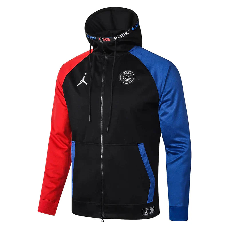 Conjunto PSG Preto Azul e Vermelho - Nike - Air Jordan