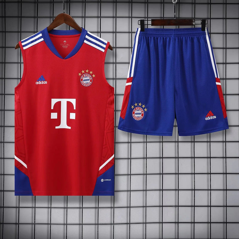 Kit Bayern 23/24 - Vermelho/Azul