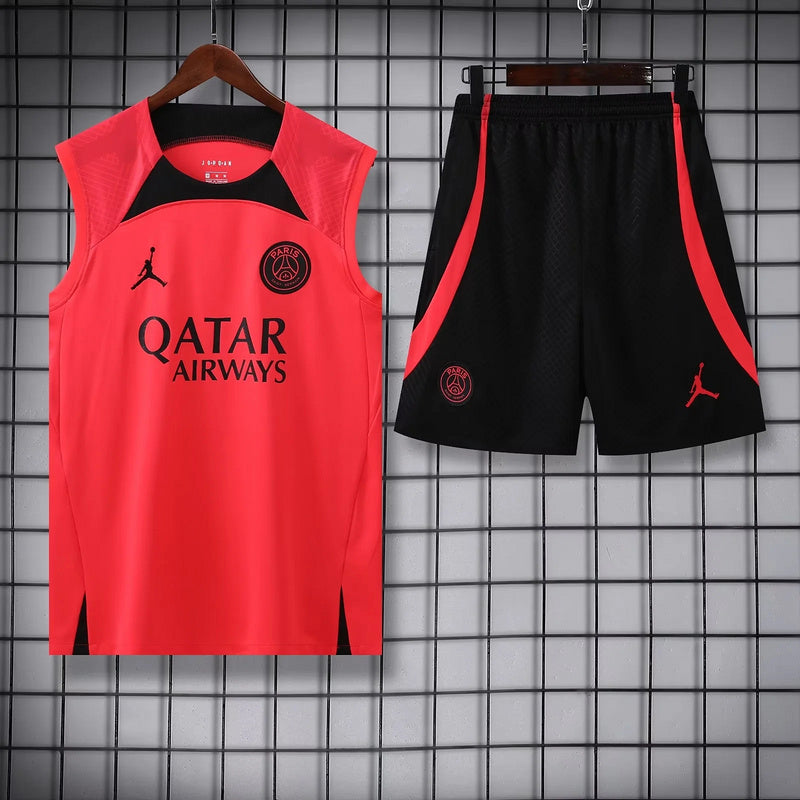 Kit Treino PSG 23/24 - Vermelho