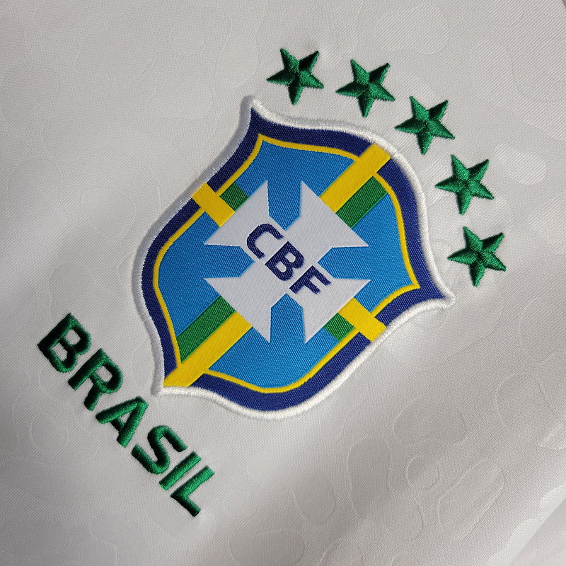 Camisa Seleção Brasil 22/23 - Branco