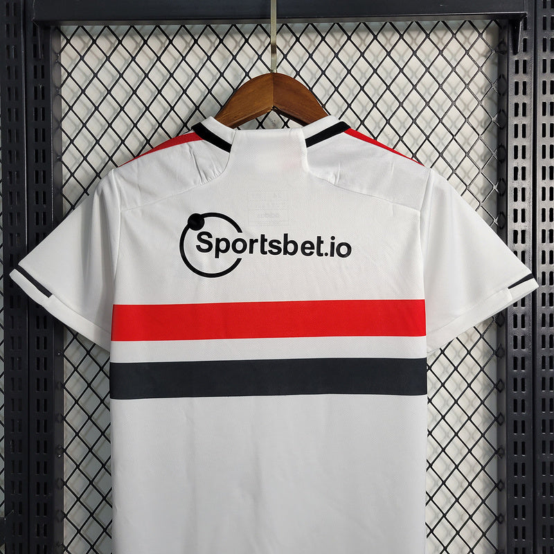 Kit Infantil São Paulo Home 23/24 - Branco