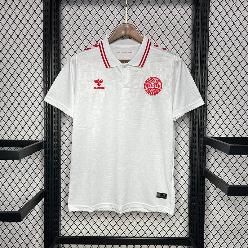 Camisa Seleção Dinamarca 24/25 - Away - Branco