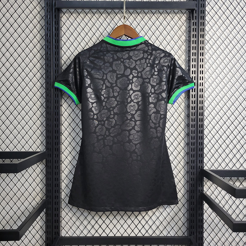 Camisa Seleção Brasil Feminino 22/23 - Preto